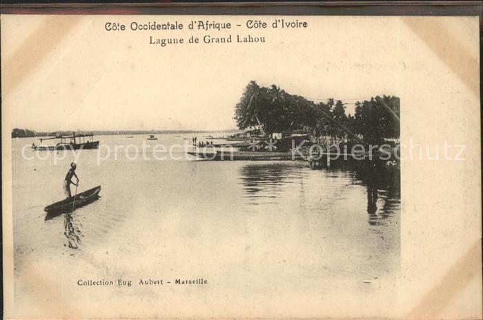 Elfenbeinkueste Cote d Ivoire Lagune de Grand Lahou