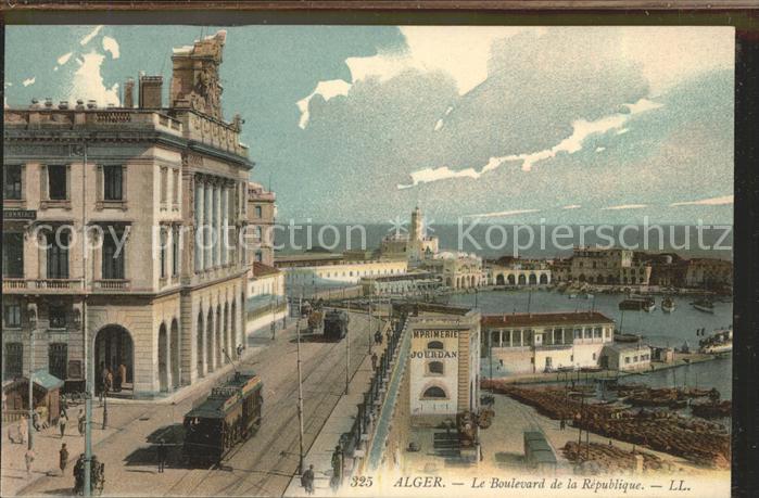 Alger Algerien Le Boulevard de la Republique
