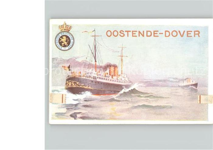 Dampfer Seitenrad Oostende Dover