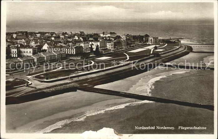 Norderney Nordseebad Fliegeraufnahme