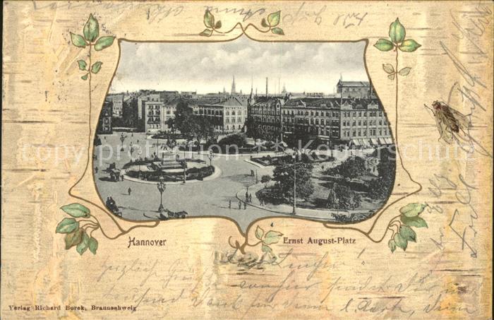 HANNOVER  CITY Ernst August Platz Denkmal