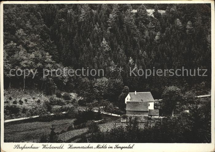 Westerwald Region Strafsenhaus Hummericher Muehle Sengental
