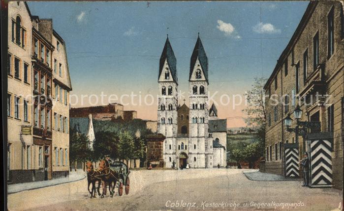 Coblenz Koblenz Generalommando Kastorkirche