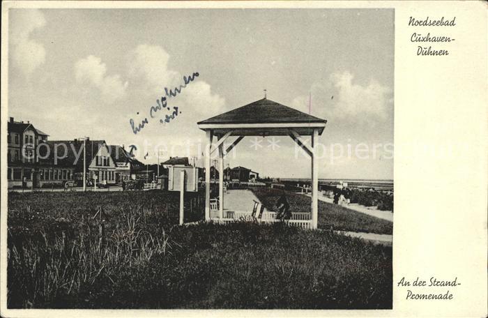 Duhnen Nordsee Partie an der Strandpromenade