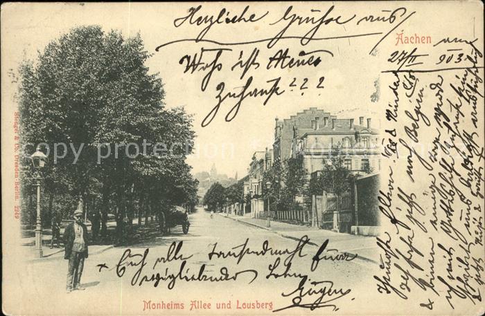 Aachen Monheims Allee u.Lousberg