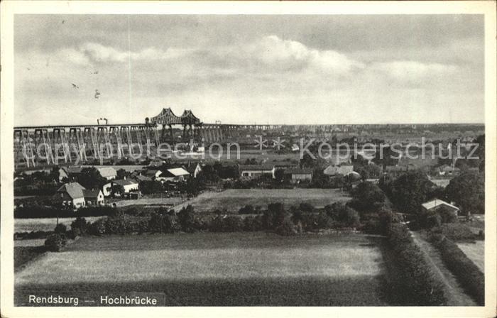 Rendsburg Schleswig-Holstein mit Hochbruecke