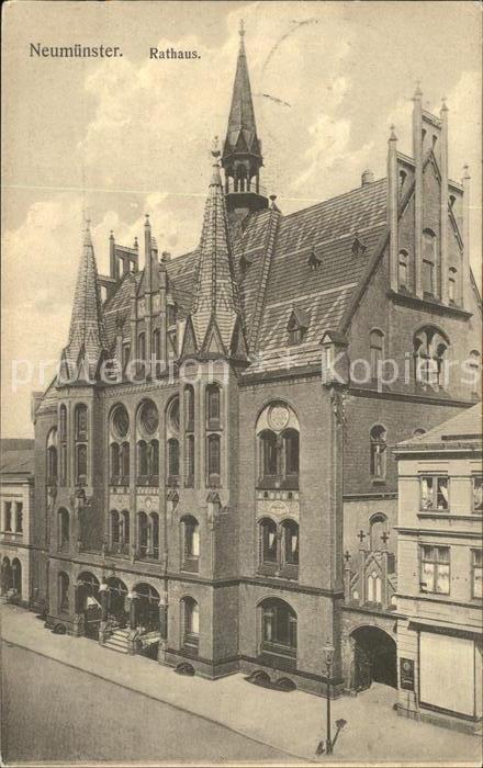 Neumuenster Schleswig-Holstein Rathaus (Feldpost)