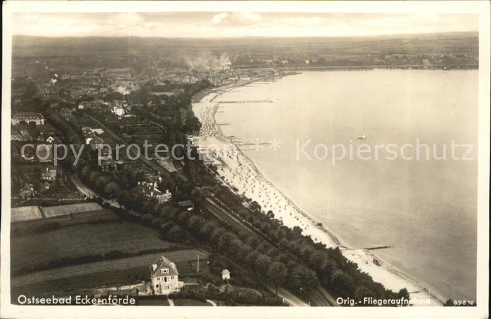 ECKERNFoeRDE Ostseebad Luftaufnahme