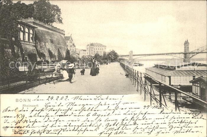 Bonn Rhein Rheinwerft