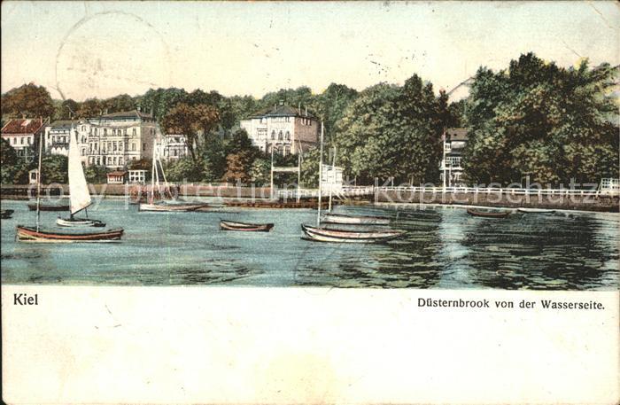 KIEL  CITY Duesternbrook von der Wasserseite