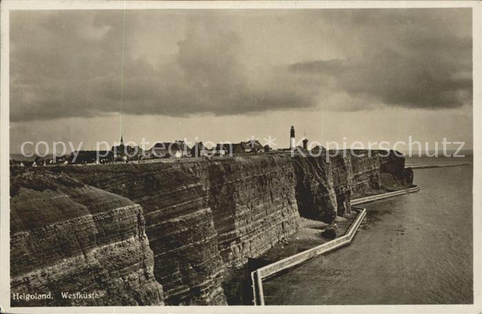 HELGOLAND Insel Schleswig-Holstein Westkueste