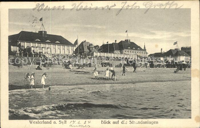 Westerland Sylt Strandleben