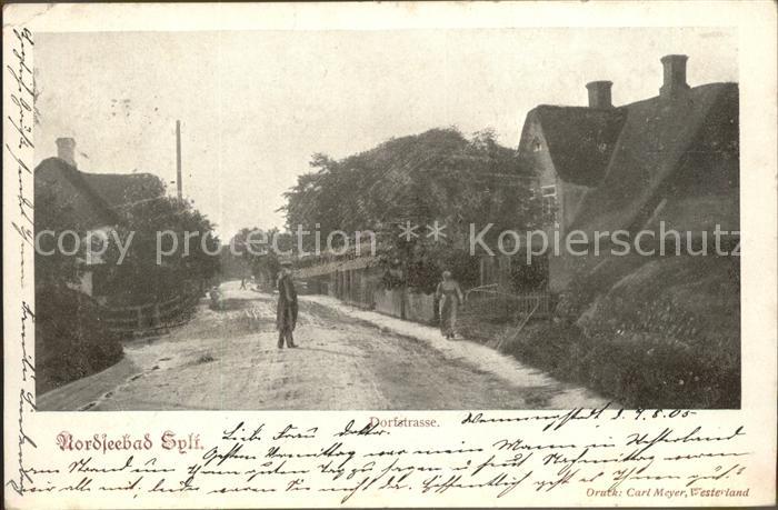 SYLT Insel Schleswig-Holstein Dorfstrasse