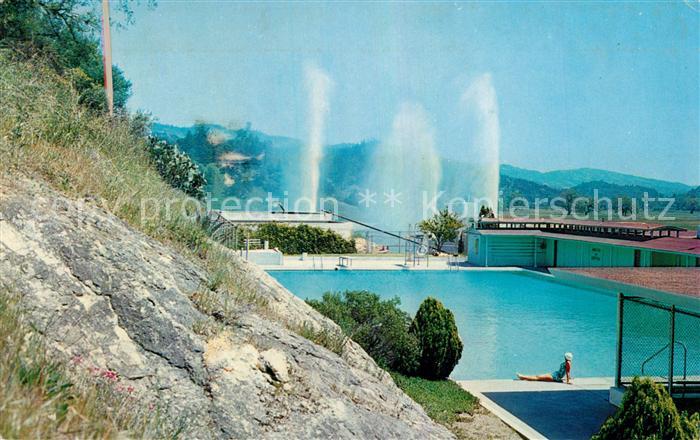 Calistoga View of Natural Geyser water
