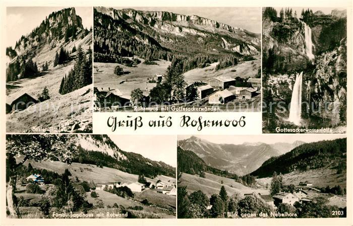 Rohrmoos Allgaeu Basler Gipfel Gottesackerwaende Gottesacker Wasserfaelle Fuerst