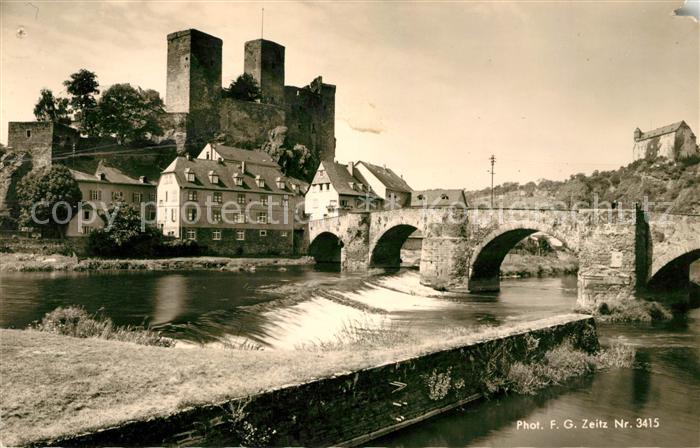 Runkel Lahn Schloss Bruecke