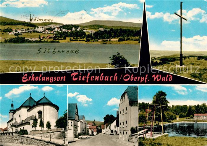 Tiefenbach Cham Panorama Kreuz Kirche Schwimmbad