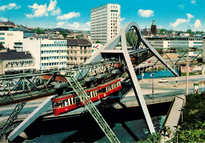 WUPPERTAL NRW Schwebebahn Stadtmitte