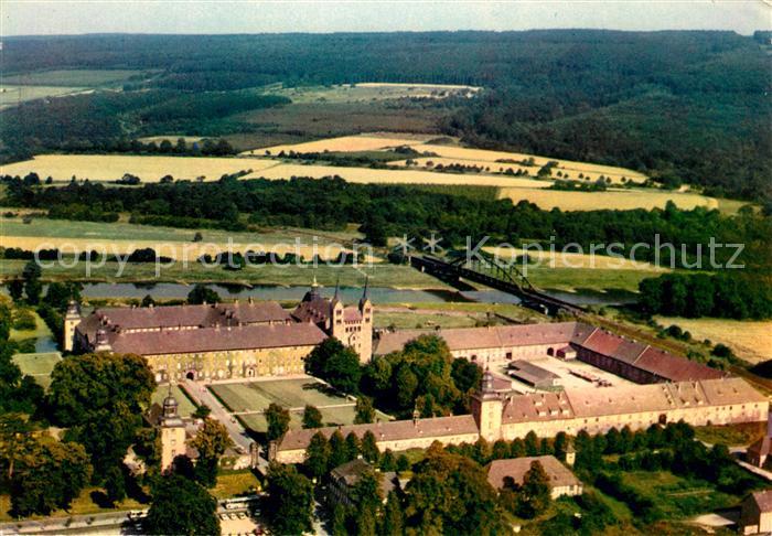 Corvey Ehem Reichsabtei Fliegeraufnahme