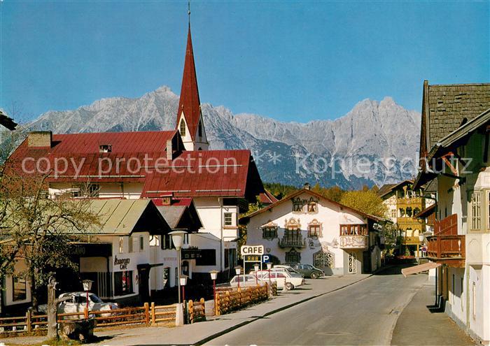 Seefeld Tirol Dorfstrassenpartie