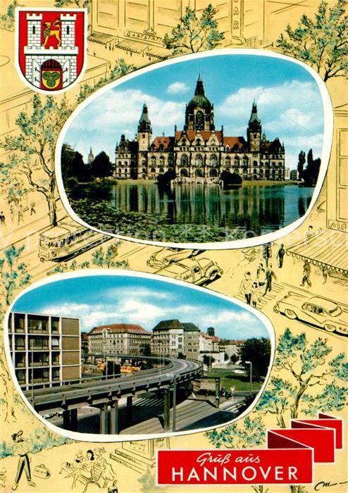 HANNOVER  CITY Schloss Stahlhochstrasse