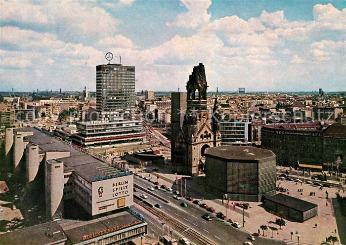 BERLIN  CITY Gedaechtniskirche und Europacenter