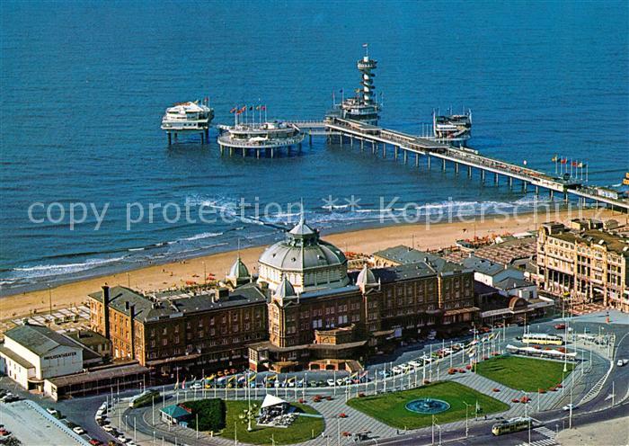 Scheveningen Pier Seebruecke Fliegeraufnahme