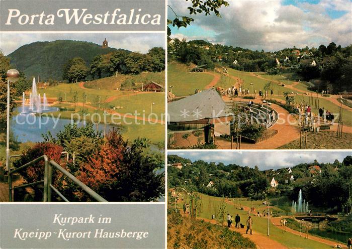 Porta Westfalica Kurpark in Hausberge Details