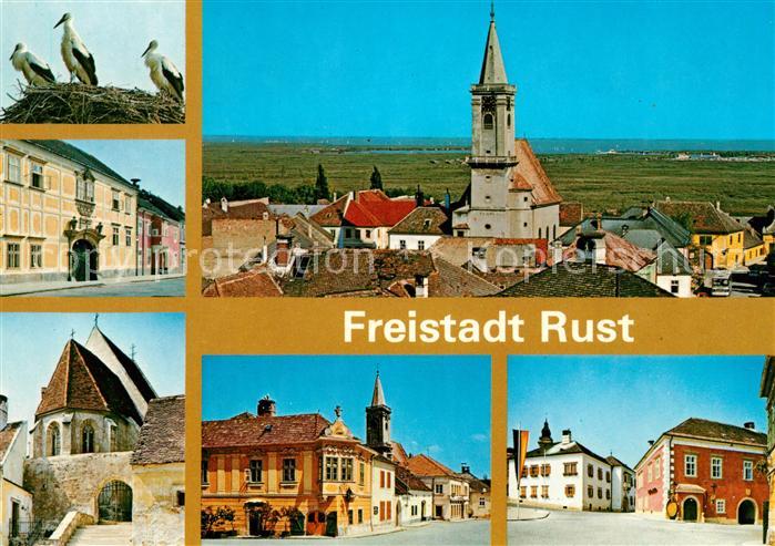 Rust Burgenland Storchennest Hauptstr Fischerkirche Seeblick Hauptplatz Rathausk