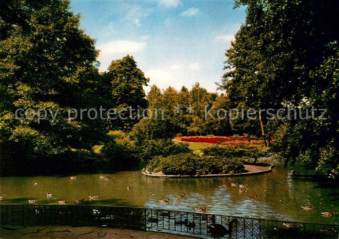 Bad Nauheim Kleiner Teich im Kurpark