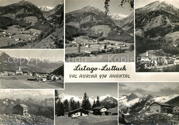 Luttach Ahrntal Suedtirol Teilansichten