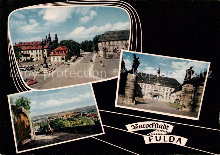 Fulda Marktplatz Schloss Panorama