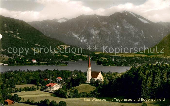 Bad Wiessee mit Tegernsee und Bodenschneid