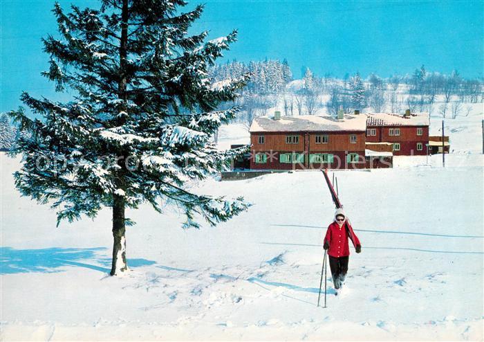 Krusne Hory Marianska Zentrum der Betriebs- und Werkserholung Winterlandschaft