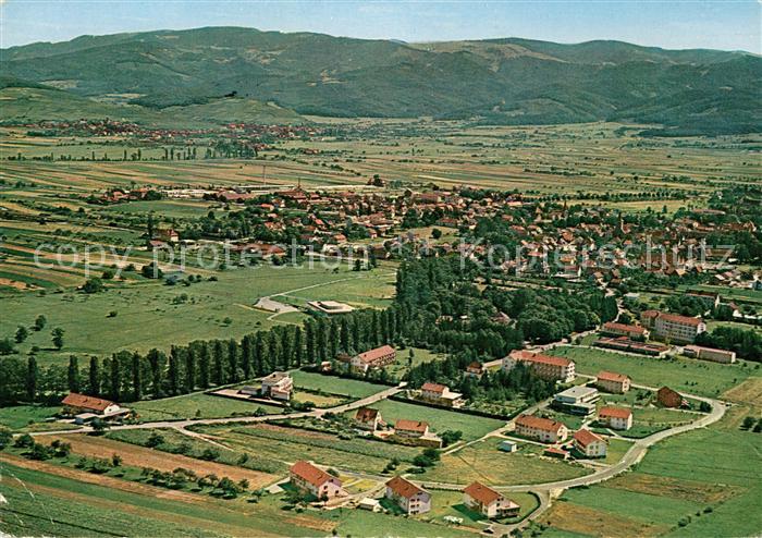 Bad Krozingen Thermalkurort Schwarzwald Fliegeraufnahme
