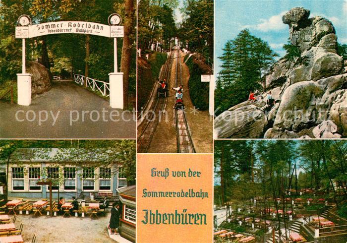 Ibbenbueren Sommerrodelbahn Felsen Gaststaette