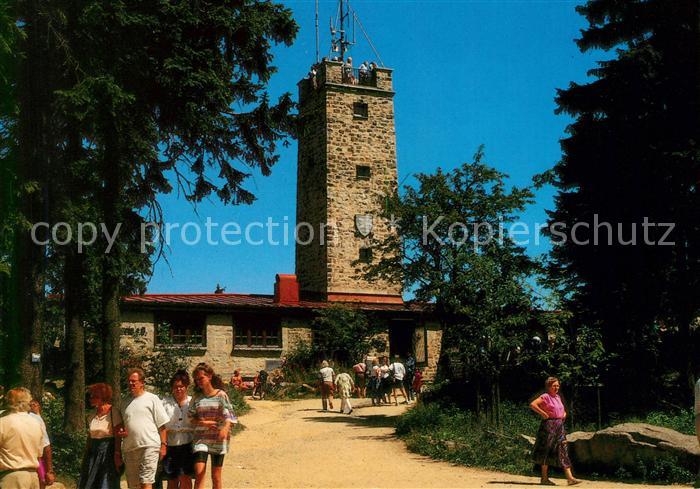 Warmensteinach Berggaststaette Asenturm am Ochsenkopf