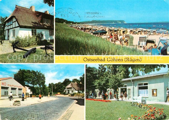 Goehren Ruegen Moenchguter Heimatmuseum Strand HO Kaufhalle Rationell Einkaufsze