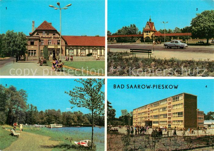 Bad Saarow-Pieskow Bahnhofshotel Johannes R Becher Platz Schiffsanlegestelle Max
