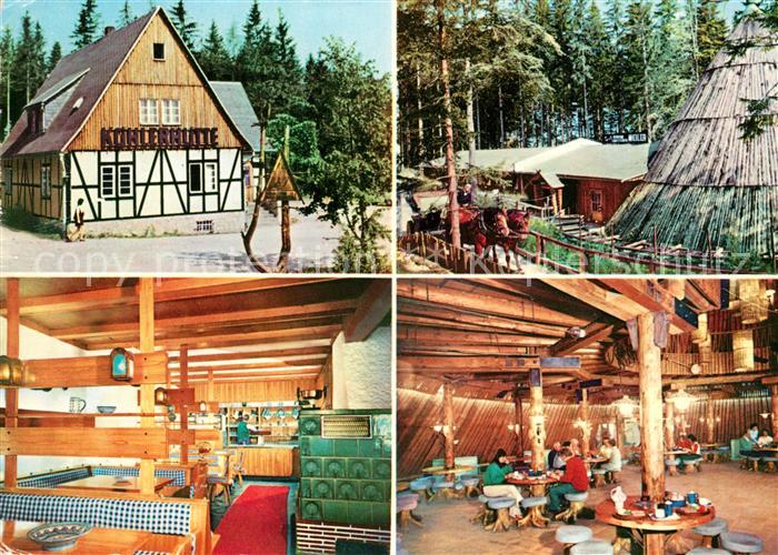 Sosa Erzgebirge Konsum Gaststaetten Koehlerhuette und Meiler an der Talsperre de