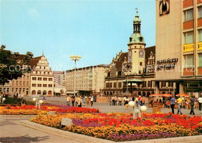LEIPZIG Sachsen Altes Rathaus am Markt Messehaus Messestadt