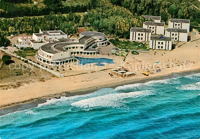 Santa Margherita di Pula Hotel Flamingo Spiaggia veduta aerea