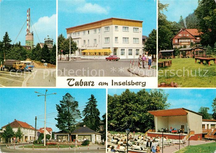 Tabarz Grosser Inselsberg Hotel Tabarzer Hof Waldgaststaette Massemuehle Milchba