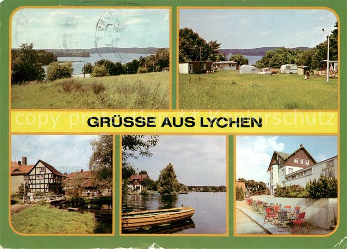 Lychen Grosser Lychensee Campingplatz Ostufer Wurlsee Malerwinkel Oberpfuhlsee F