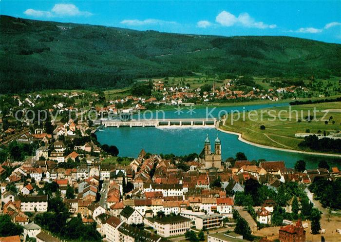 Bad Saeckingen am Hochrhein Fliegeraufnahme