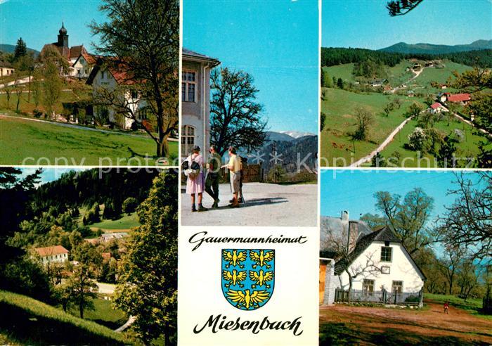 Miesenbach Niederoesterreich Teilansichten Gauermannheimat Wappen