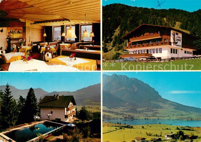 Kranzach Hotel Restaurant Seehof Alpengasthof Josefshoehe Swimming Pool Landscha