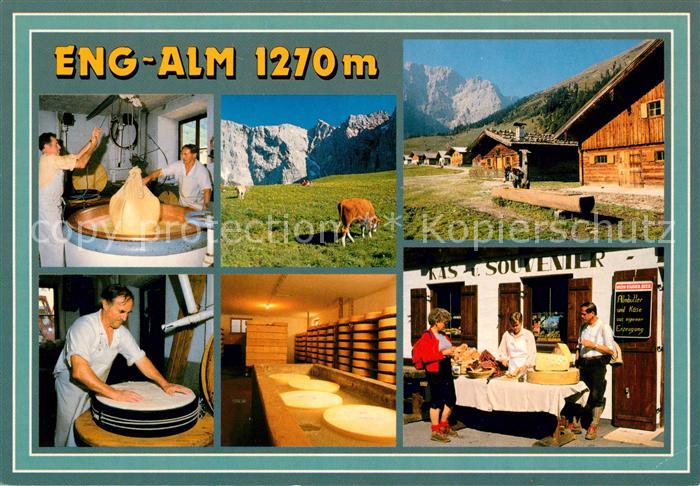 Eng Karwendel Eng Alm Kaeserei Kuehe Karwendelgebirge