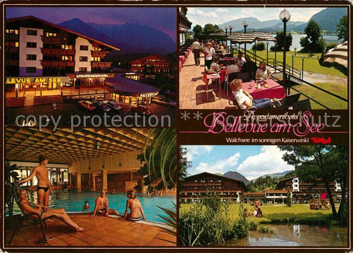 Walchsee Tirol Appartementhotel Bellevue am See Hallenbad