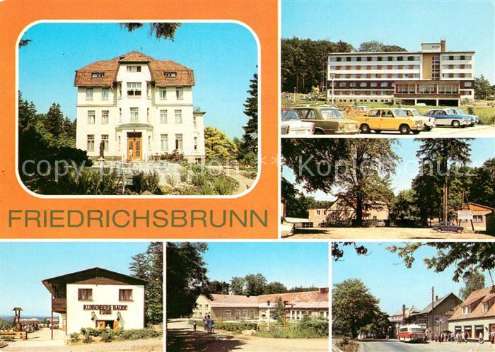 Friedrichsbrunn Harz Sanatorium Ernst Thaelmann FDGB Bettenhaus Ferienheim Baude